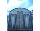 ворота кованые мастерами из Дагестана